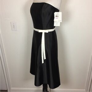 Elegant Black and White Dress